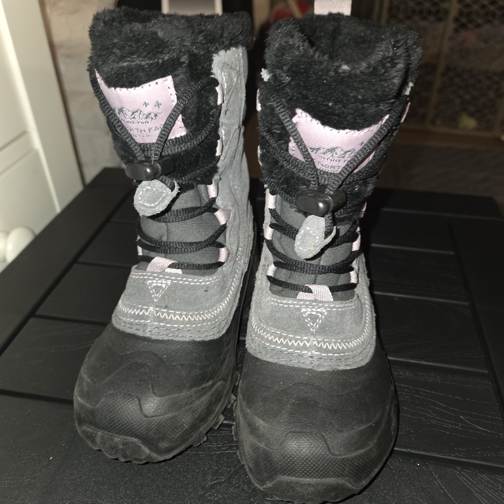 The North Face Black Faux Fur Boots